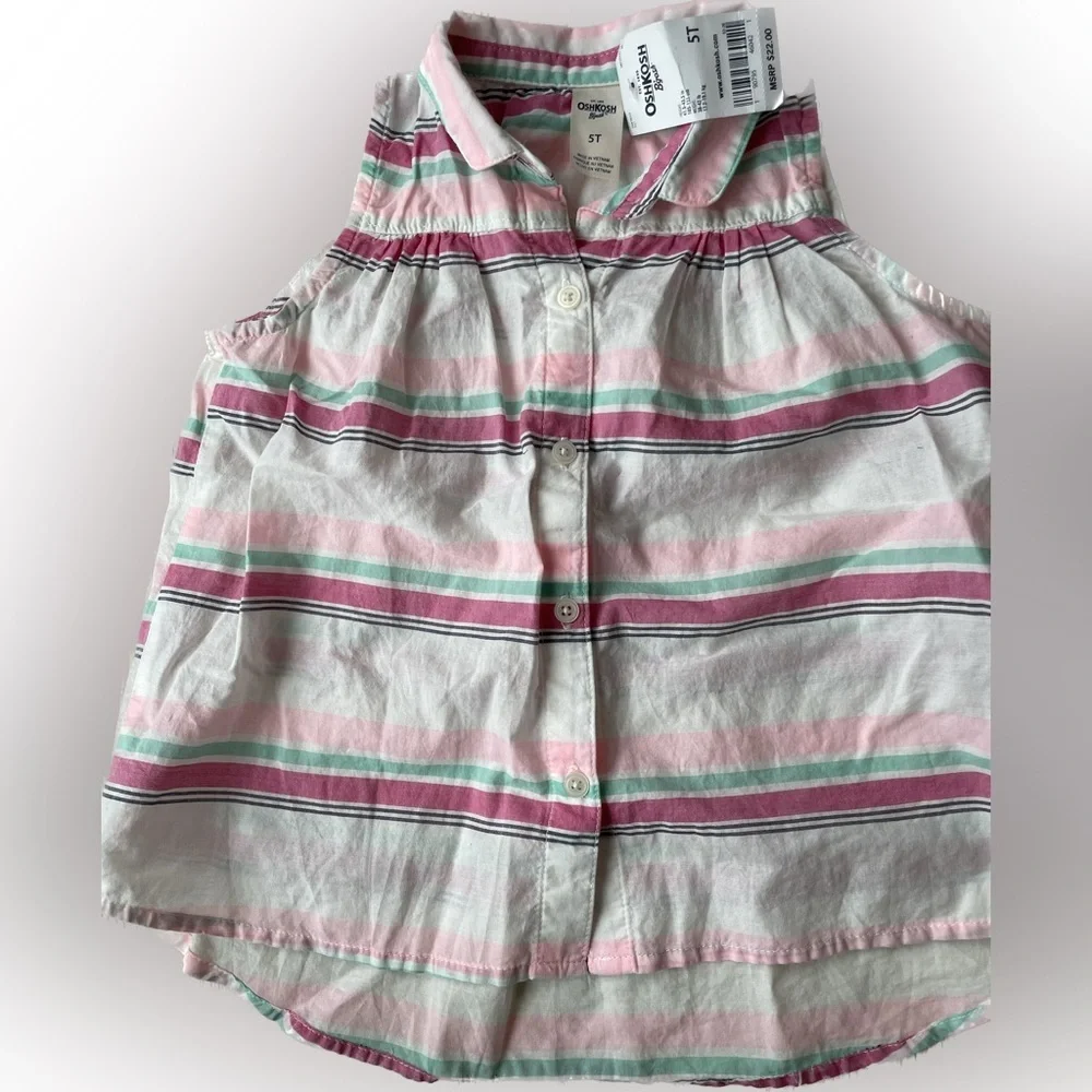 New Oshkosh Girls Tank Size 5T Y2K